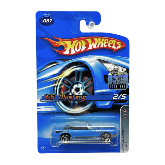 Hot Wheels Motown Metal 1965 Ford Mustang 1:64 Diecast Factory Sealed