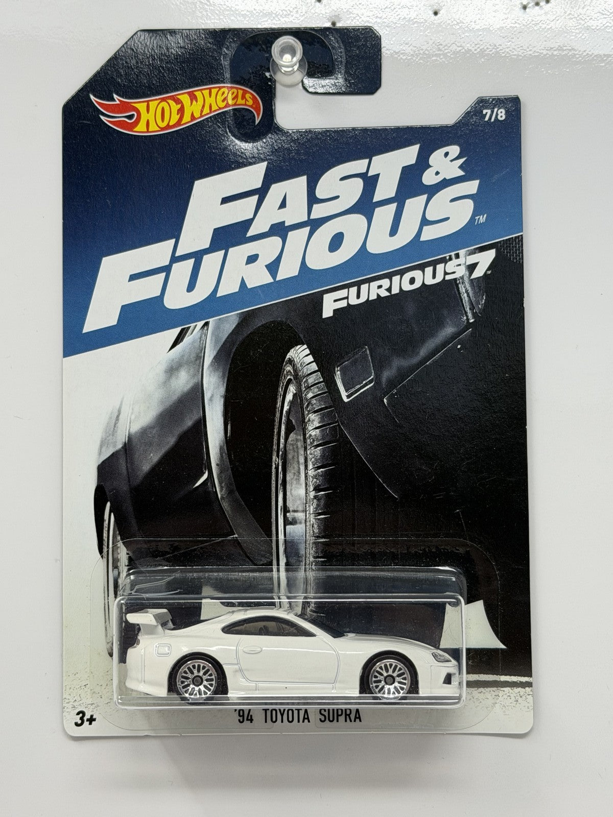 Hot Wheels Fast & Furious 7 1994 Toyota Supra 1:64 Diecast White