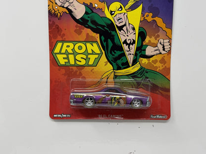 Hot Wheels Marvel Iron Fist 1980 Chevrolet El Camino 1:64 Real Riders