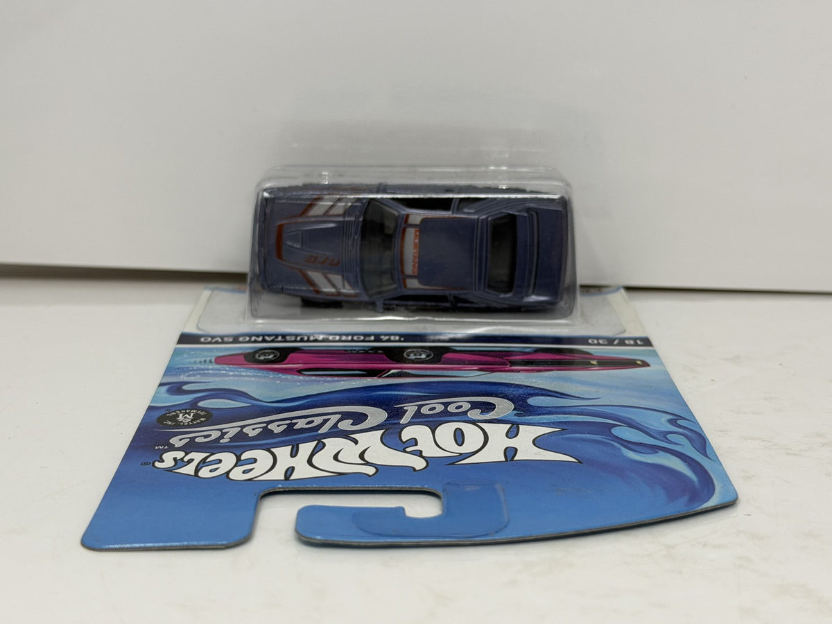 Hot Wheels Cool Classics 1984 Ford Mustang SVO 1:64 Diecast Gray