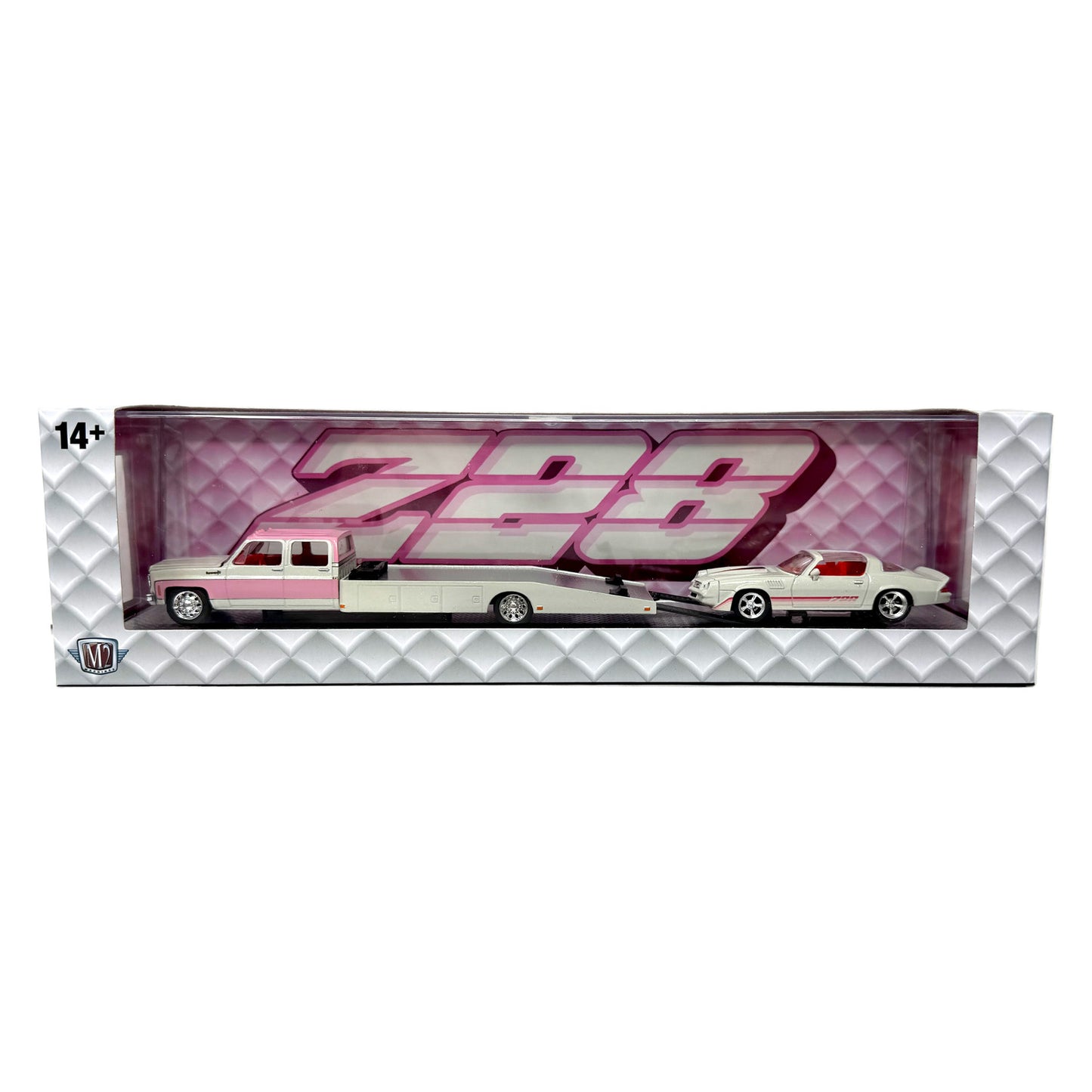 M2 Machines Z28 Chevrolet Camaro Z28 & Ramp Truck 1:64 Diecast