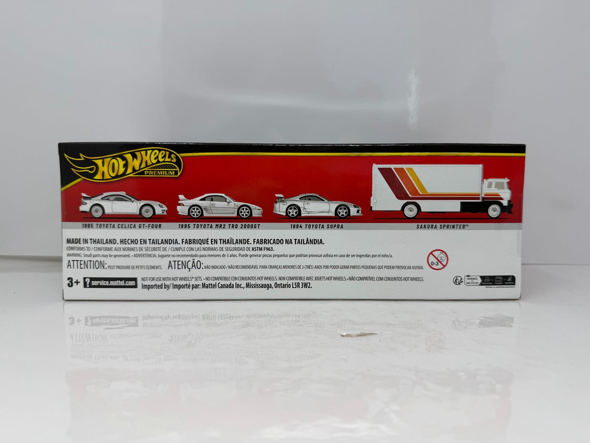 Hot Wheels Premium Toyota 4-Pack Collector Diorama Set 1:64 Diecast