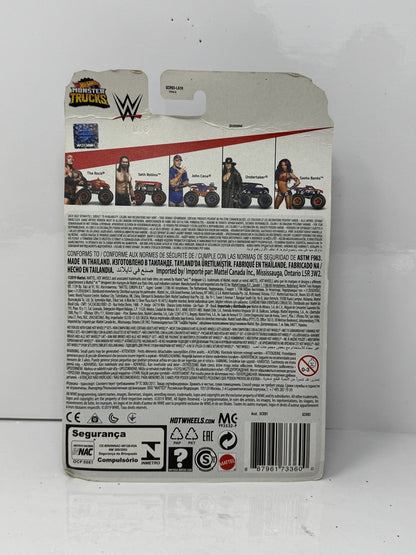 Hot Wheels Monster Trucks WWE Stone Cold Steve Austin 1:64 Diecast Red and Black