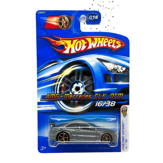 Hot Wheels Faster Than Ever 2006 AMG Mercedes CLK DTM 1:64 Diecast Gray Gold