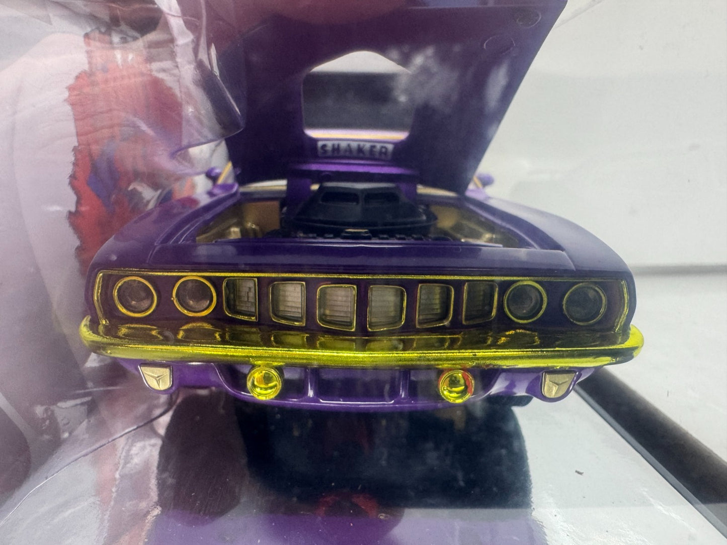 M2 Machines 1971 Plymouth Cuda 340 Rapid Transit CHASE 1:24 Diecast Gold Rims