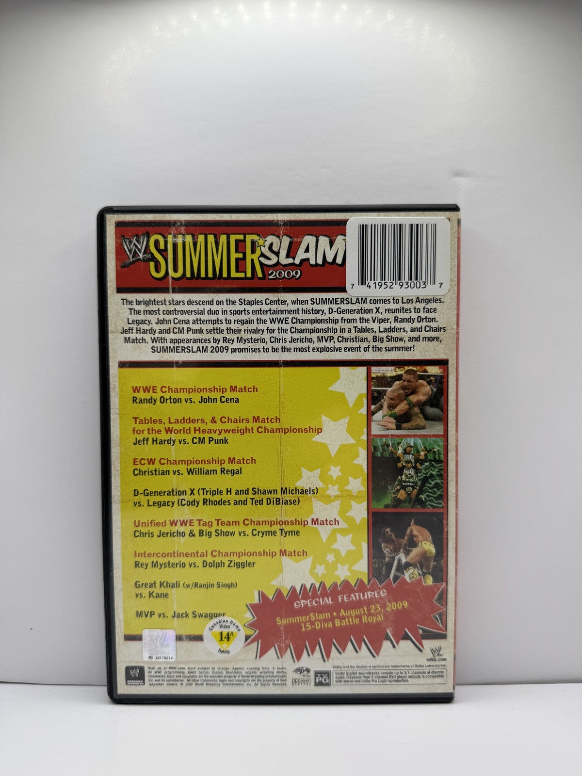 WWE SummerSlam 2009 (DVD) WWE Wrestling