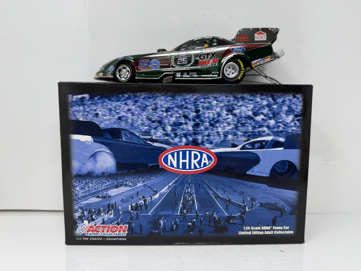 Action NHRA John Force Castrol 25th Anniversary 2010 Mustang 1:24 Diecast