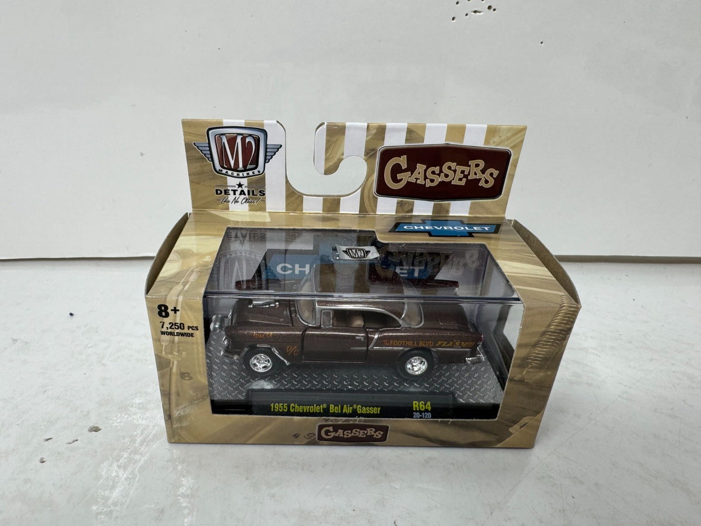 M2 Machines Gassers 1955 Chevrolet Bel Air Gasser 1:64 Diecast