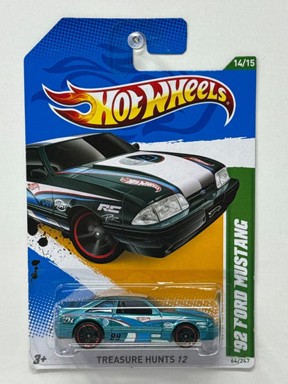 Hot Wheels Treasure Hunts '12 1992 Ford Mustang 1:64 Diecast