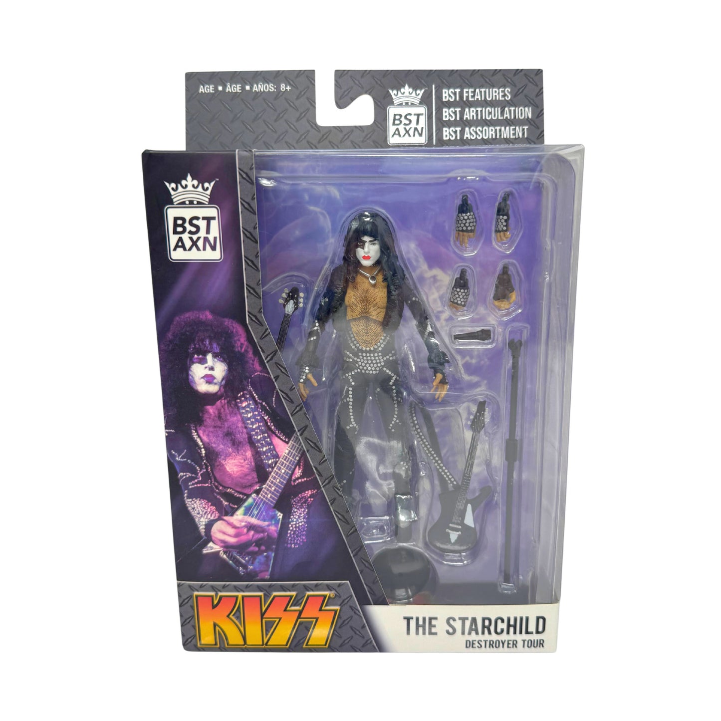 BST AXN KISS The Starchild Destroyer Tour Paul Stanley Action Figure