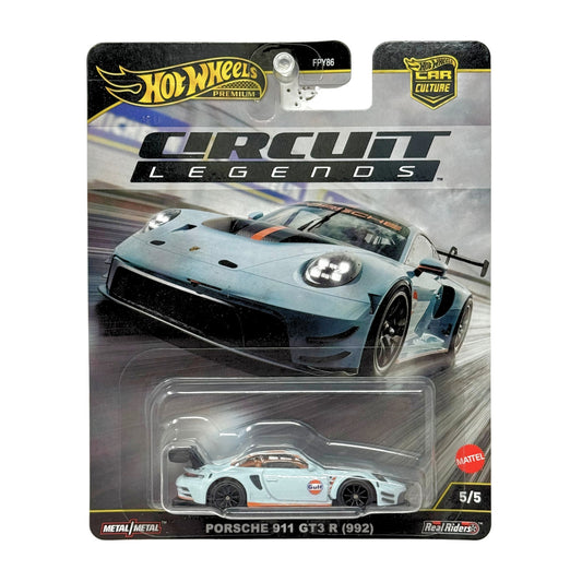 Hot Wheels Premium Circuit Legends Porsche 911 GT3 R (992) 1:64 Diecast
