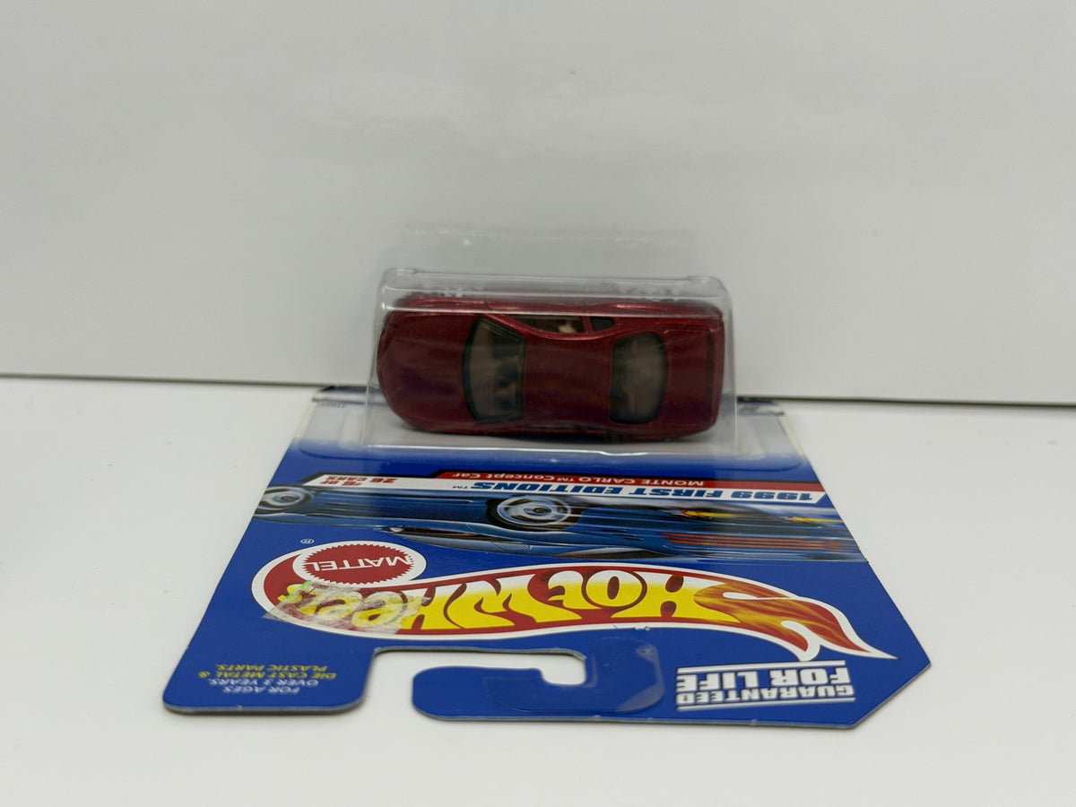 Hot Wheels First Editions Monte Carlo Concept Car 1:64 Diecast U.S. Card