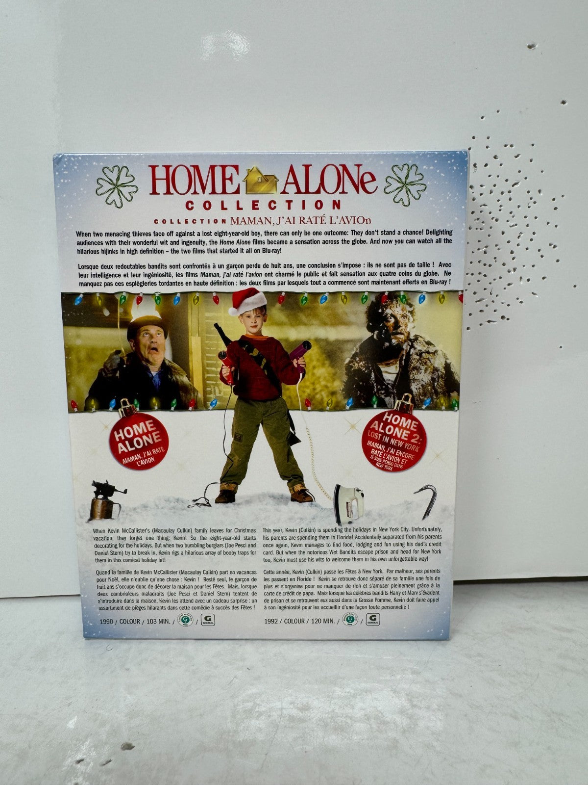 Home Alone 1 & 2 Blu-ray Macaulay Culkin Family Comedy Collection