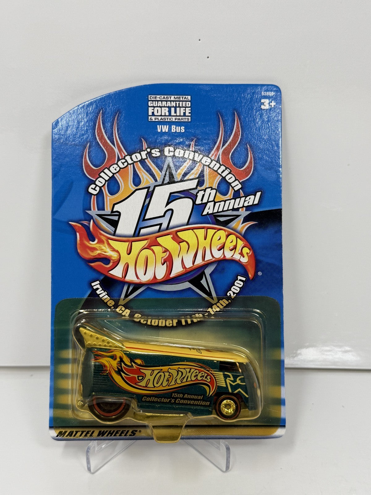 Hot Wheels 2001 15th Collectors Convention Volkswagen Drag Bus 1:64 Diecast