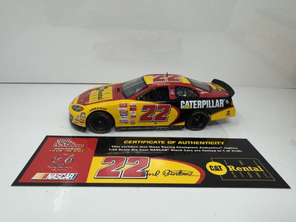 Racing Champions Nascar Ward Burton #22 The Cat Rental Store 1:24 Diecast