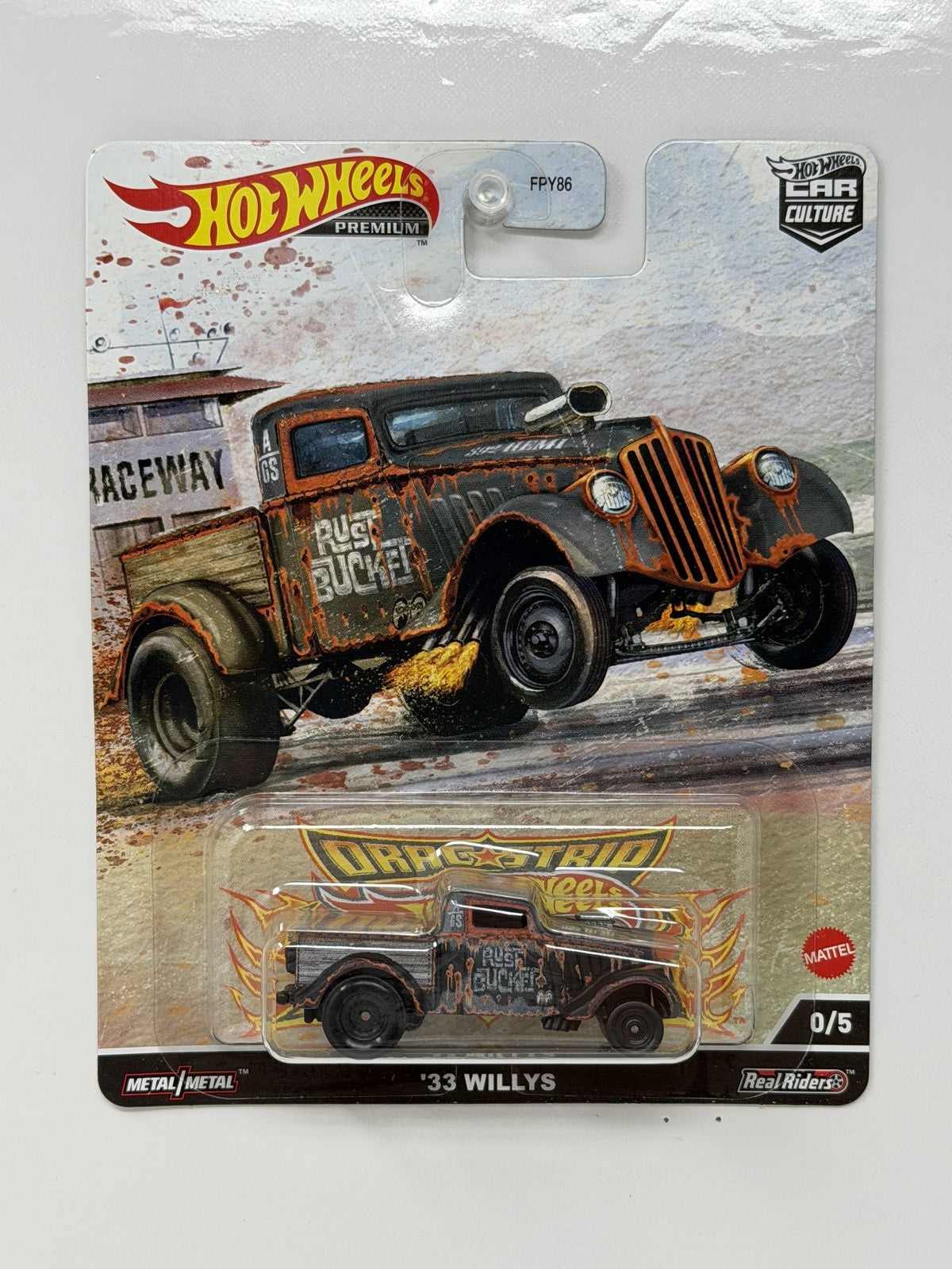 Hot Wheels Premium Drag Strip Demons 1933 Willys CHASE 0/5 1:64 Diecast