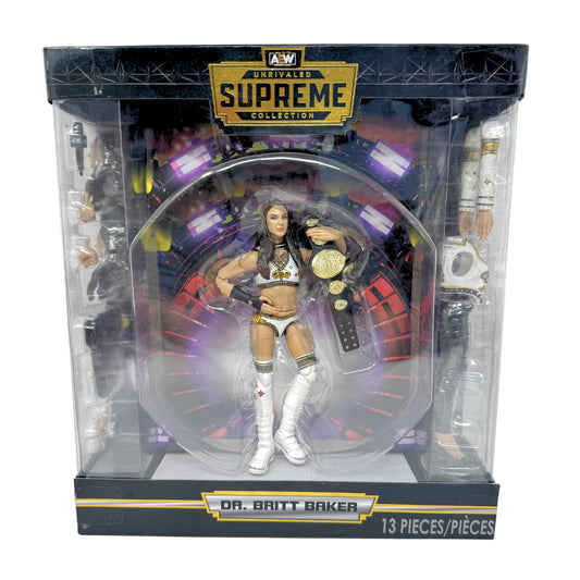Jazwares AEW Unrivaled Supreme Collection Dr. Britt Baker 6" Action Figure