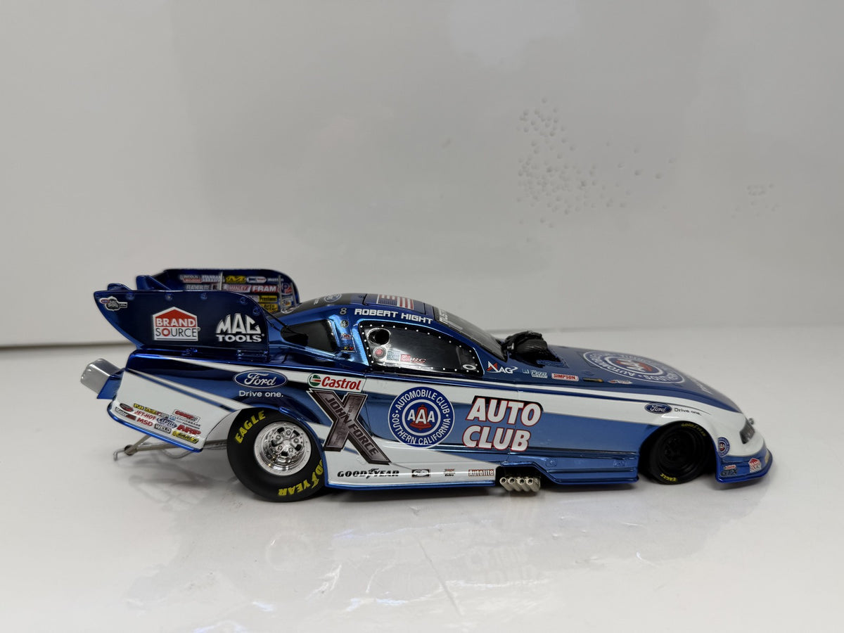 Action NHRA Robert Hight AAA 2011 Ford Mustang Funny Color Chrome 1:24 Diecast