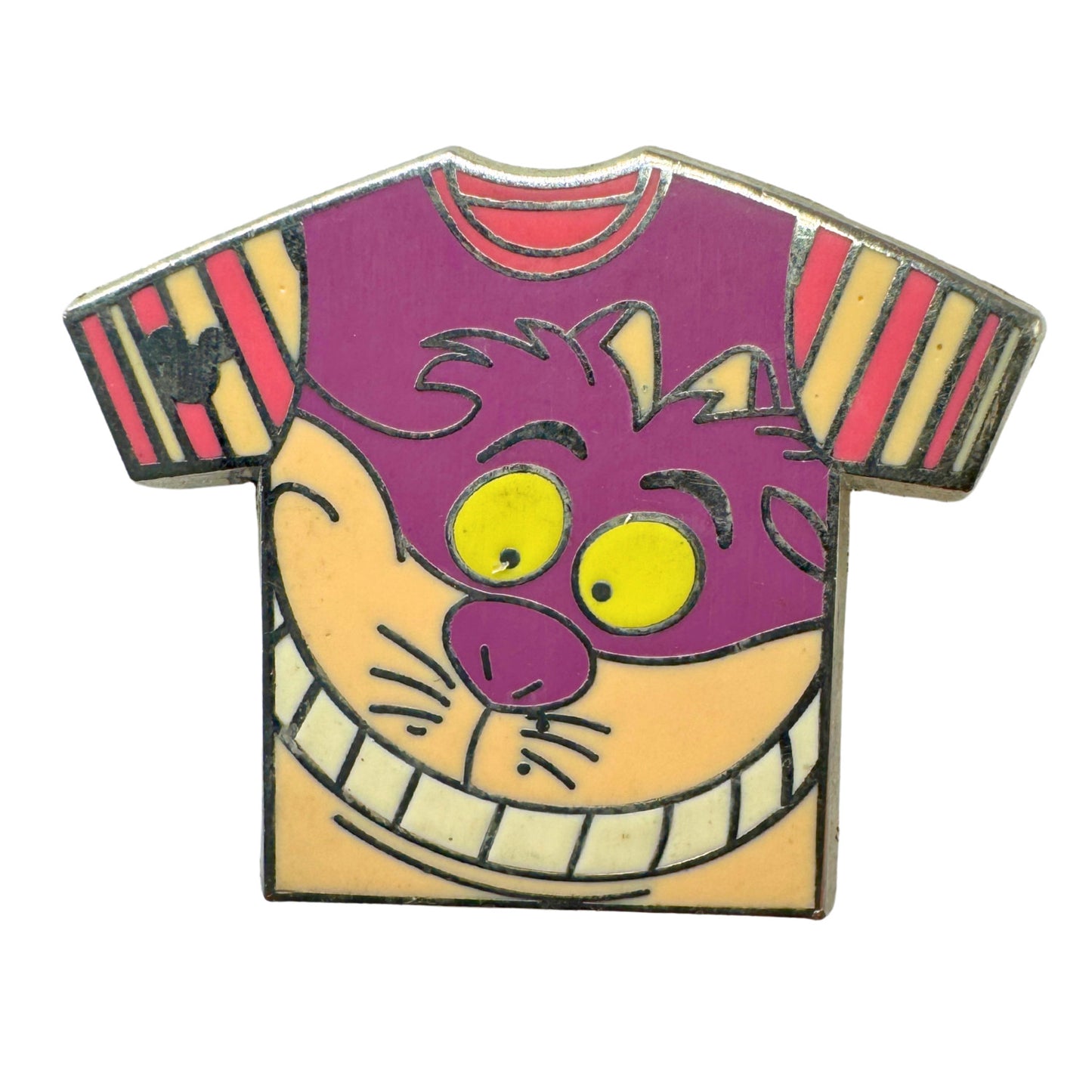 DLR Disney Cheshire Cat T-Shirt Hidden Mickey Trading Pin DC1S14