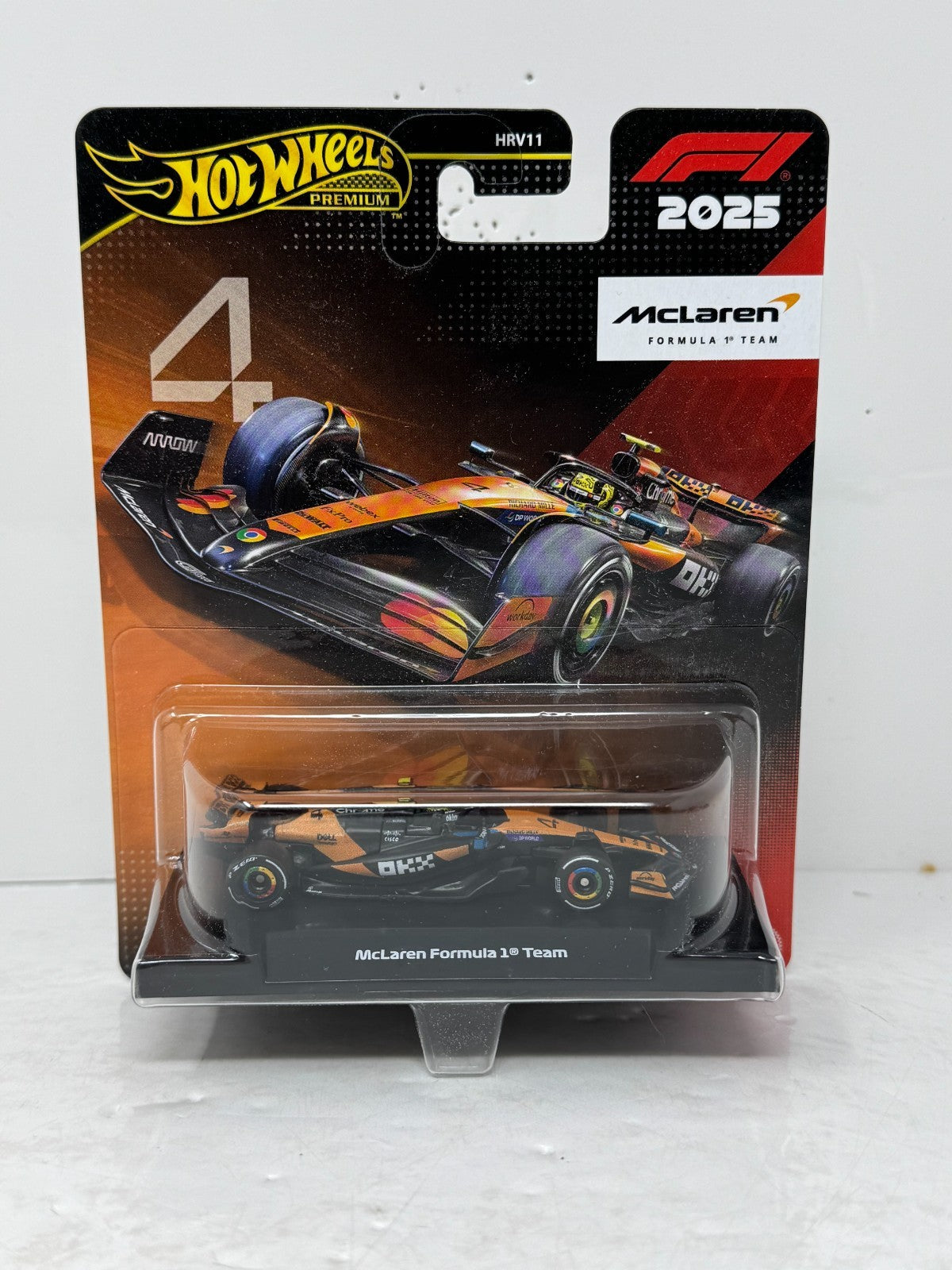 Hot Wheels Premium F1 McLaren Formula One Team #4 1:64 Diecast