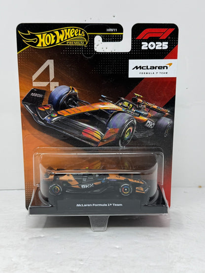Hot Wheels Premium F1 McLaren Formula One Team #4 1:64 Diecast