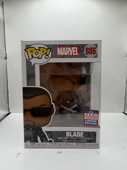 Funko Pop! Marvel #886 Blade Summer Convention Bobblehead
