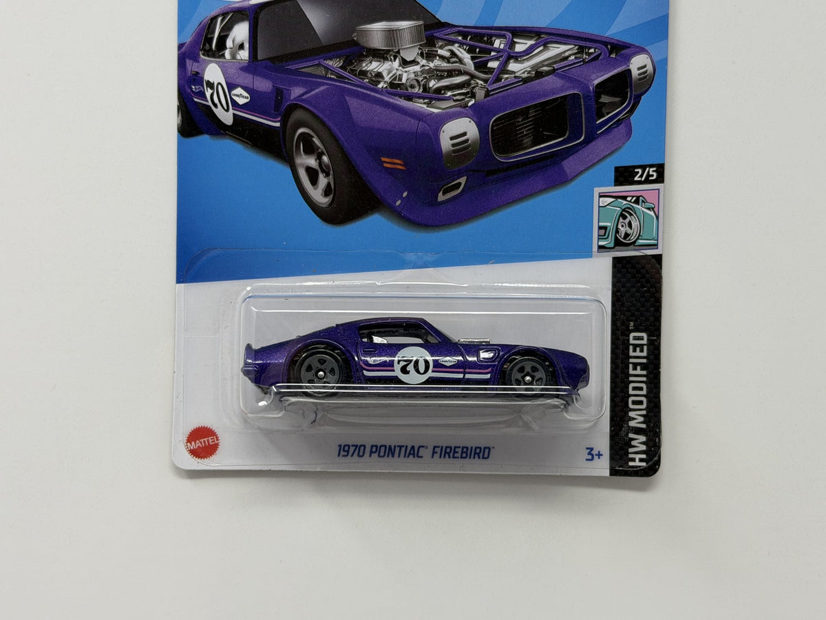 Hot Wheels Modified 1970 Pontiac Firebird 1:64 Diecast Purple