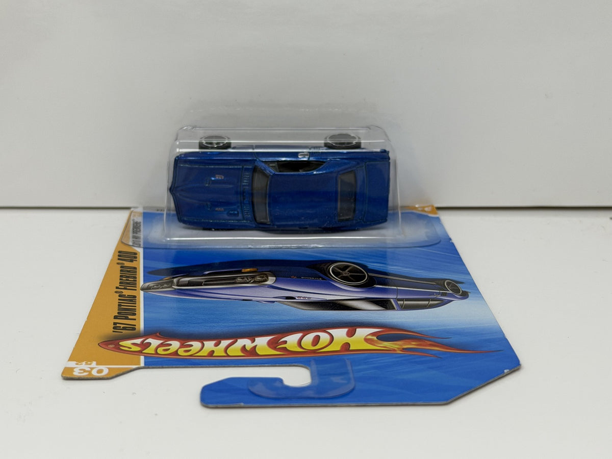 Hot Wheels 2010 HW Premiere 1967 Pontiac Firebird 400 1:64 Diecast Blue