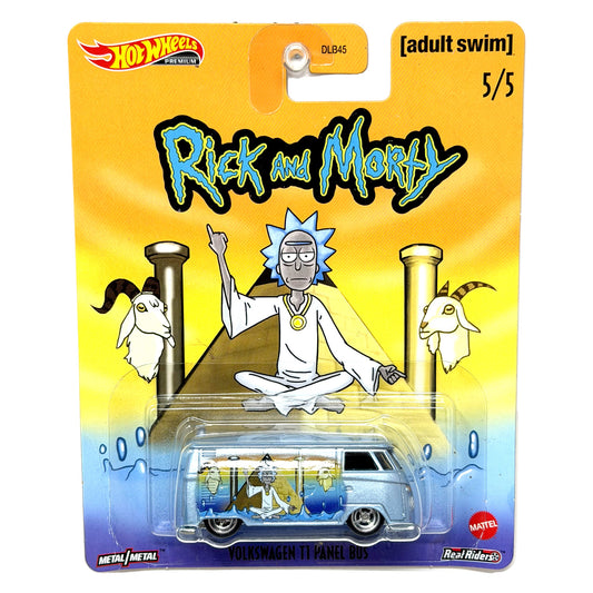 Hot Wheels Premium Rick and Morty Volkswagen T1 Panel Bus 1:64 Real Riders