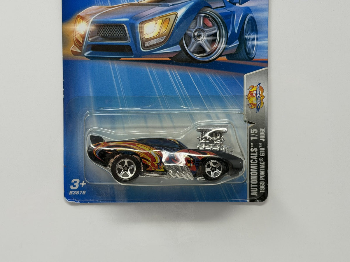 Hot Wheels Autonomicals 1969 Pontiac GTO Judge 1:64 Diecast