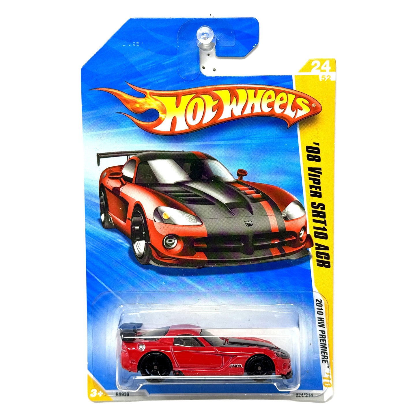 Hot Wheels Premiere 2008 Dodge Viper SRT10 ACR 1:64 Diecast Red