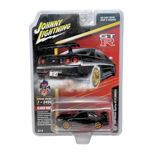 Johnny Lightning GT-R 1999 Nissan Skyline GT-R BNR34 1:64 Diecast