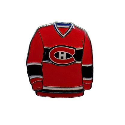 Montreal Canadiens Red Jersey NHL Hockey Lapel Pin V2
