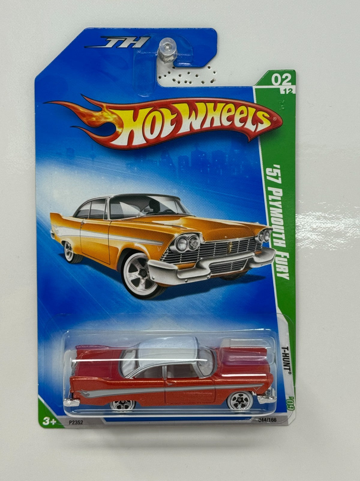 Hot Wheels Treasure Hunt T-Hunt 1957 Plymouth Fury 1:64 Diecast