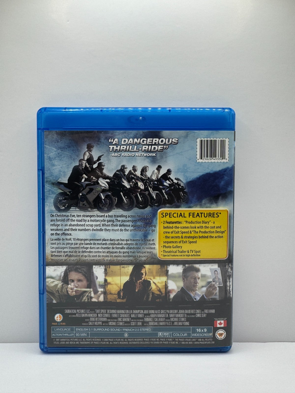 Exit Speed (Blu-ray) Fred Ward Action