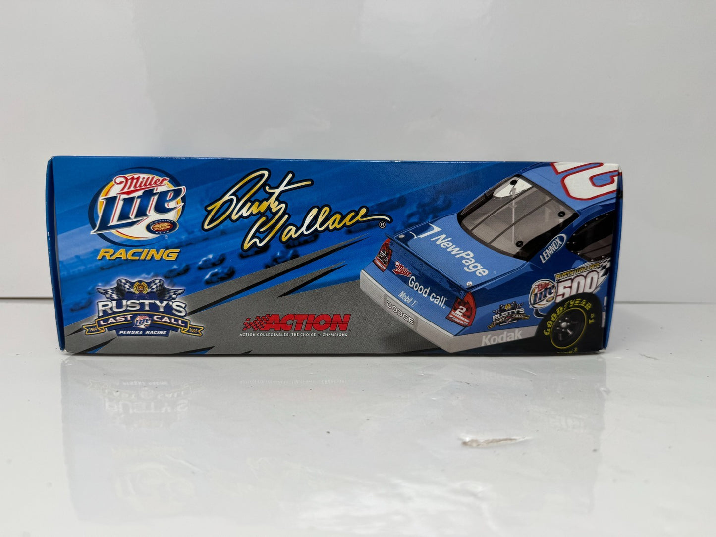 Action Nascar Rusty Wallace #2 Miller Rusty Wallace 500 2005 Charger 124 Diecast