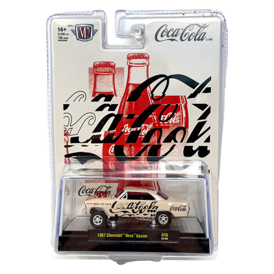 M2 Machines Coca-Cola 1967 Chevrolet Nova Gasser 1:64 Diecast