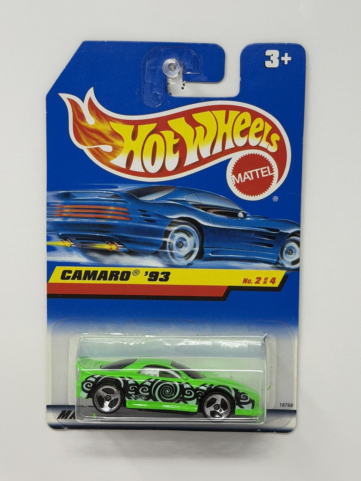 Hot Wheels 1993 Chevrolet Camaro 1:64 Diecast Green