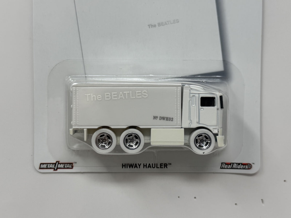 Hot Wheels The Beatles White Album Hiway Hauler 1:64 Diecast Real Riders