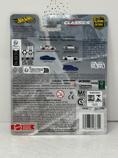 Hot Wheels Premium Modern Classics Nissan Skyline GT-R (BCNR33) 1:64 Diecast