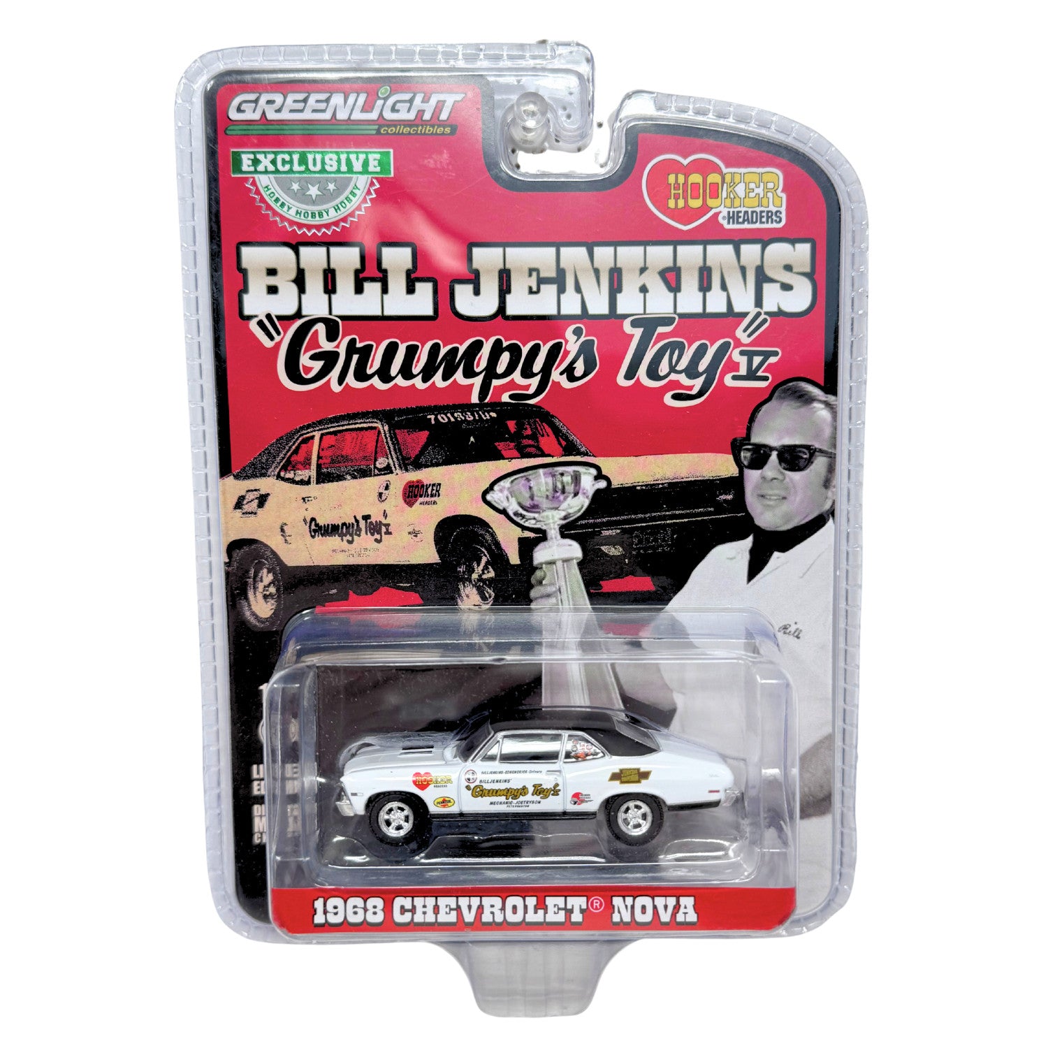 Greenlight 1968 Chevrolet Nova Bill Jenkins Grumpy's Toy V 1:64 Diecas ...