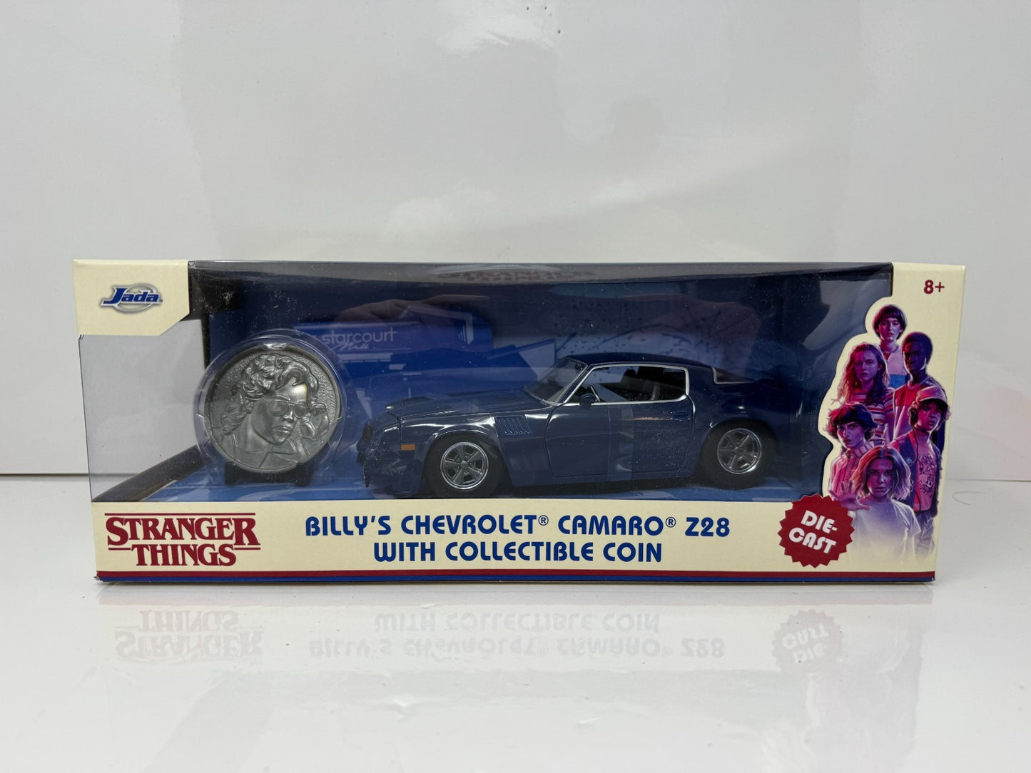 Jada Stranger Things Billy's Chevrolet Camaro Z28 w/ Coin 1:24 Diecast