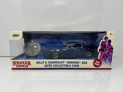 Jada Stranger Things Billy's Chevrolet Camaro Z28 w/ Coin 1:24 Diecast