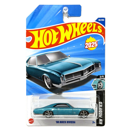 Hot Wheels HW Modified 1966 Buick Riviera 1:64 Diecast Teal