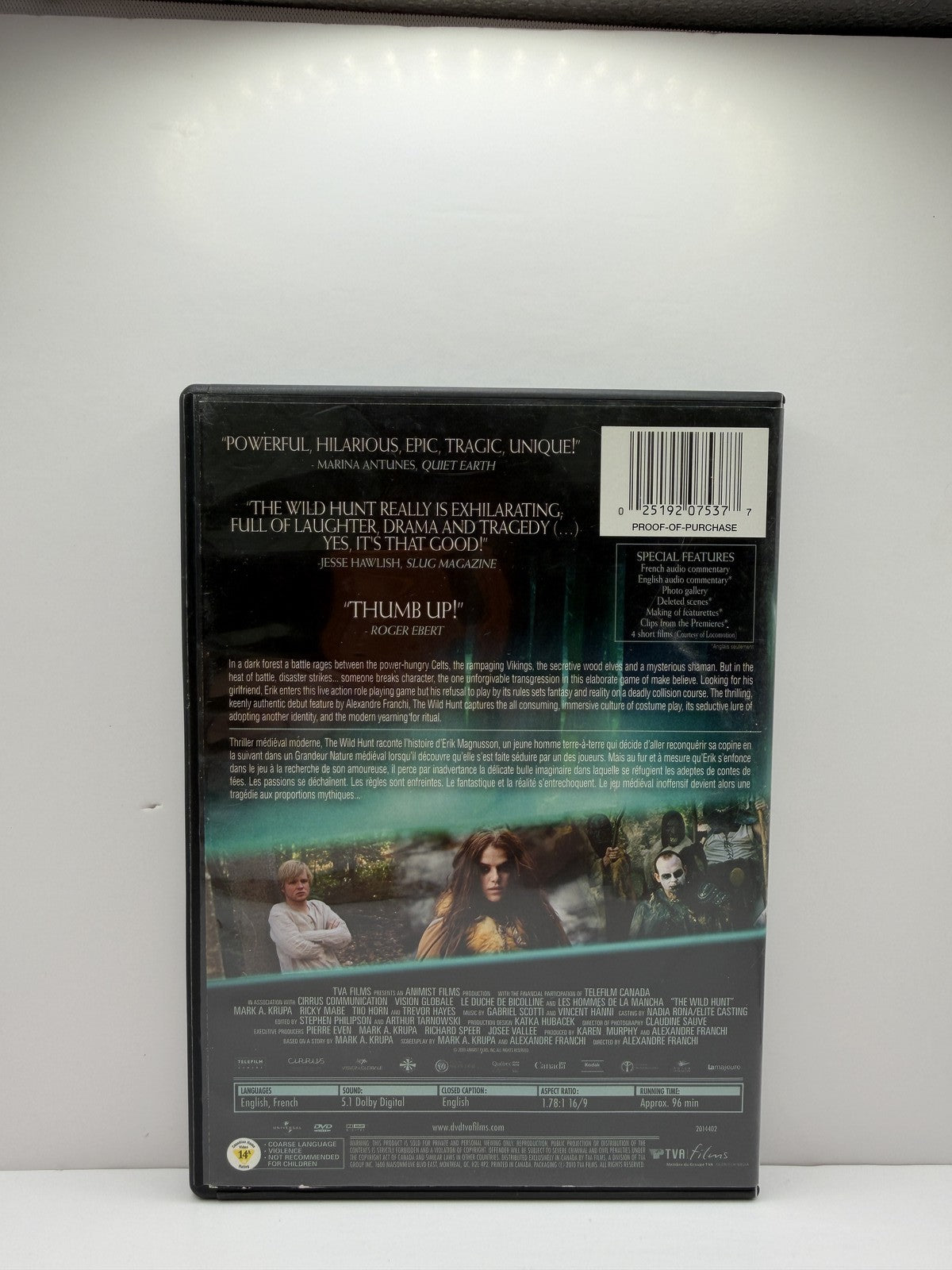 The Wild Hunt (DVD) Ricky Mabe Mark A. Krupa Adventure Drama