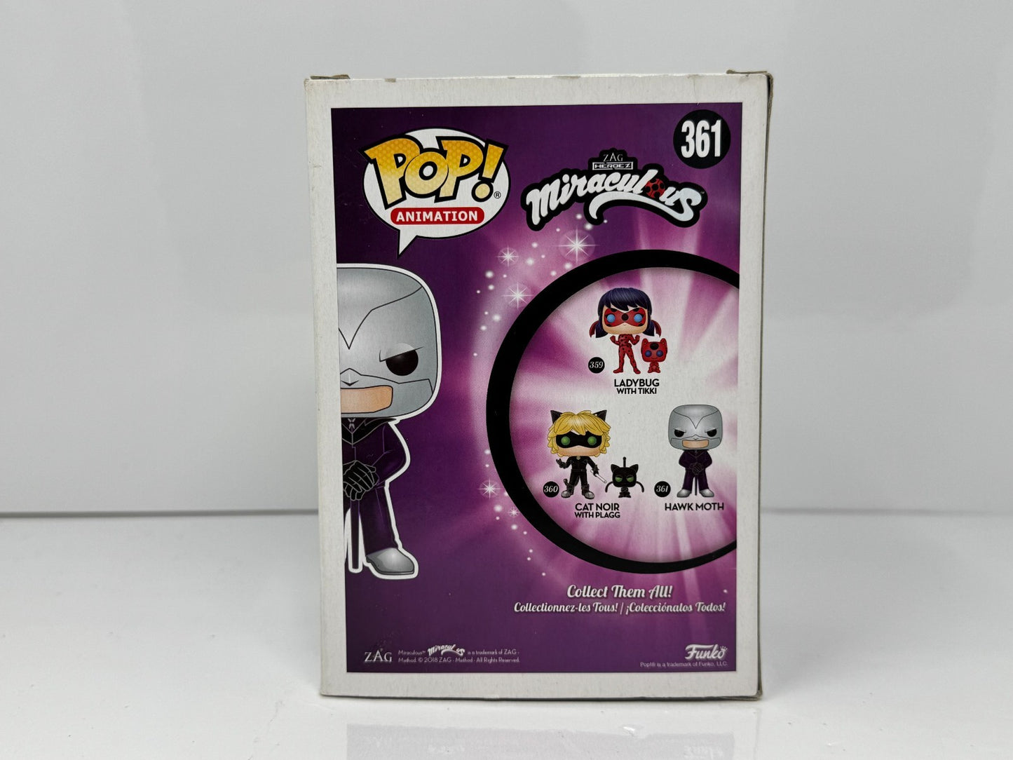 Funko Pop! Animation Miraculous #361 Hawk Moth Vinyl Figure