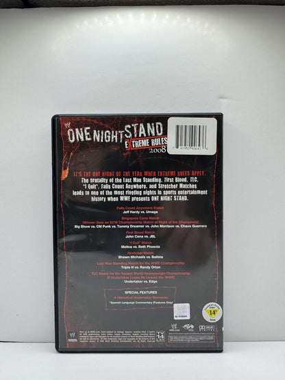 WWE One Night Stand 2008 (DVD) WWE Wrestling