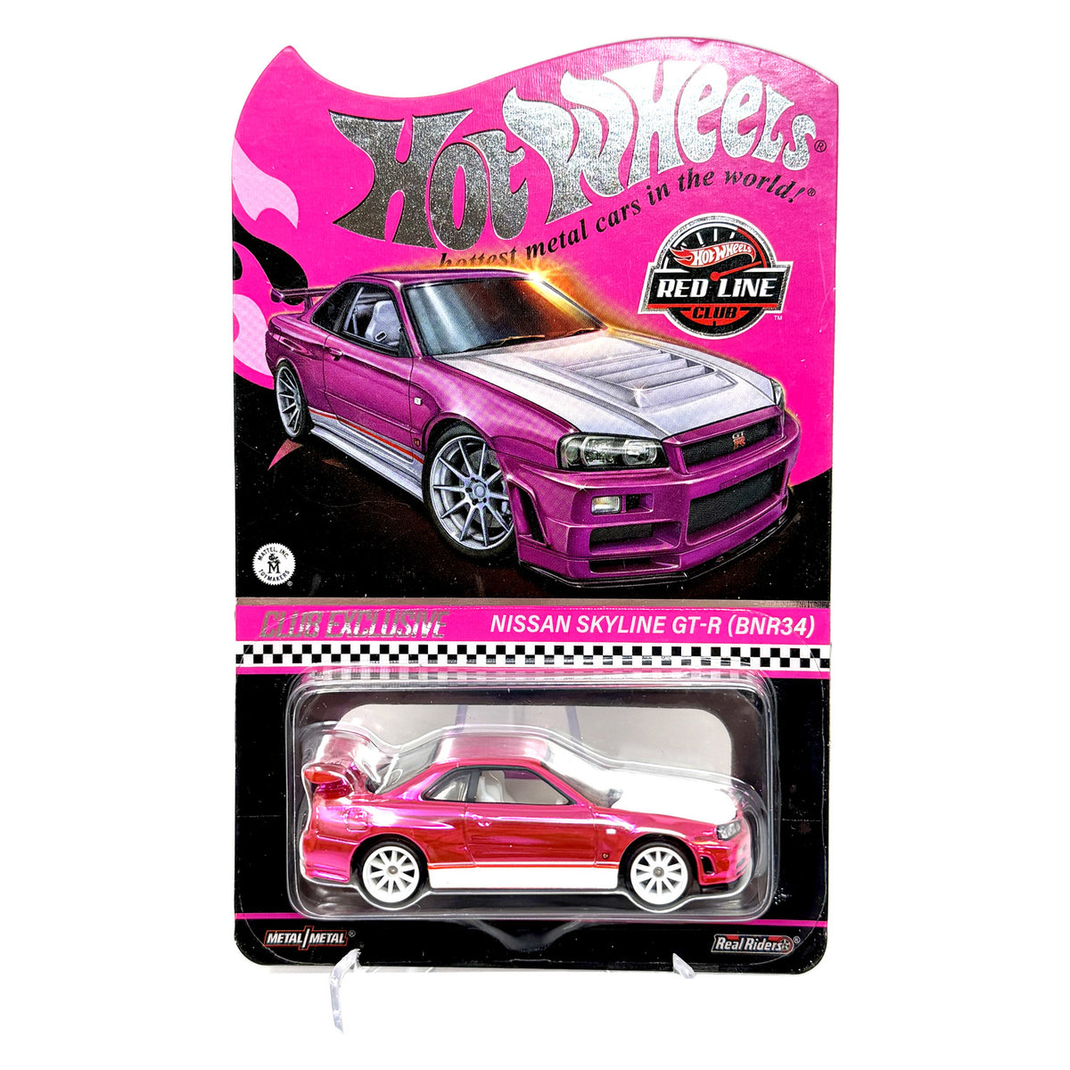 Hot Wheels RLC Red Line Club Exclusive Nissan Skyline GT-R BNR34 1:64 Diecast