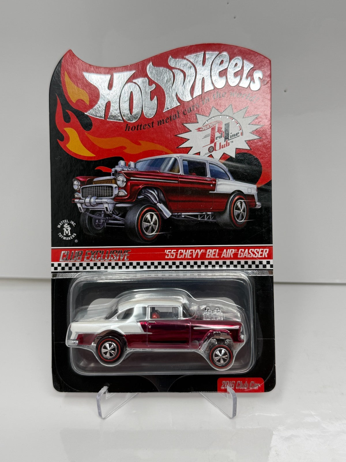 Hot Wheels RLC Red Line Club 2016 Club 1955 Chevy Bel Air Gasser 1:64 Diecast