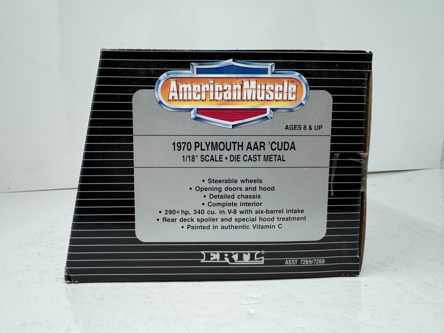 Ertl American Muscle 1970 Plymouth AAR ’Cuda 1:18 Diecast